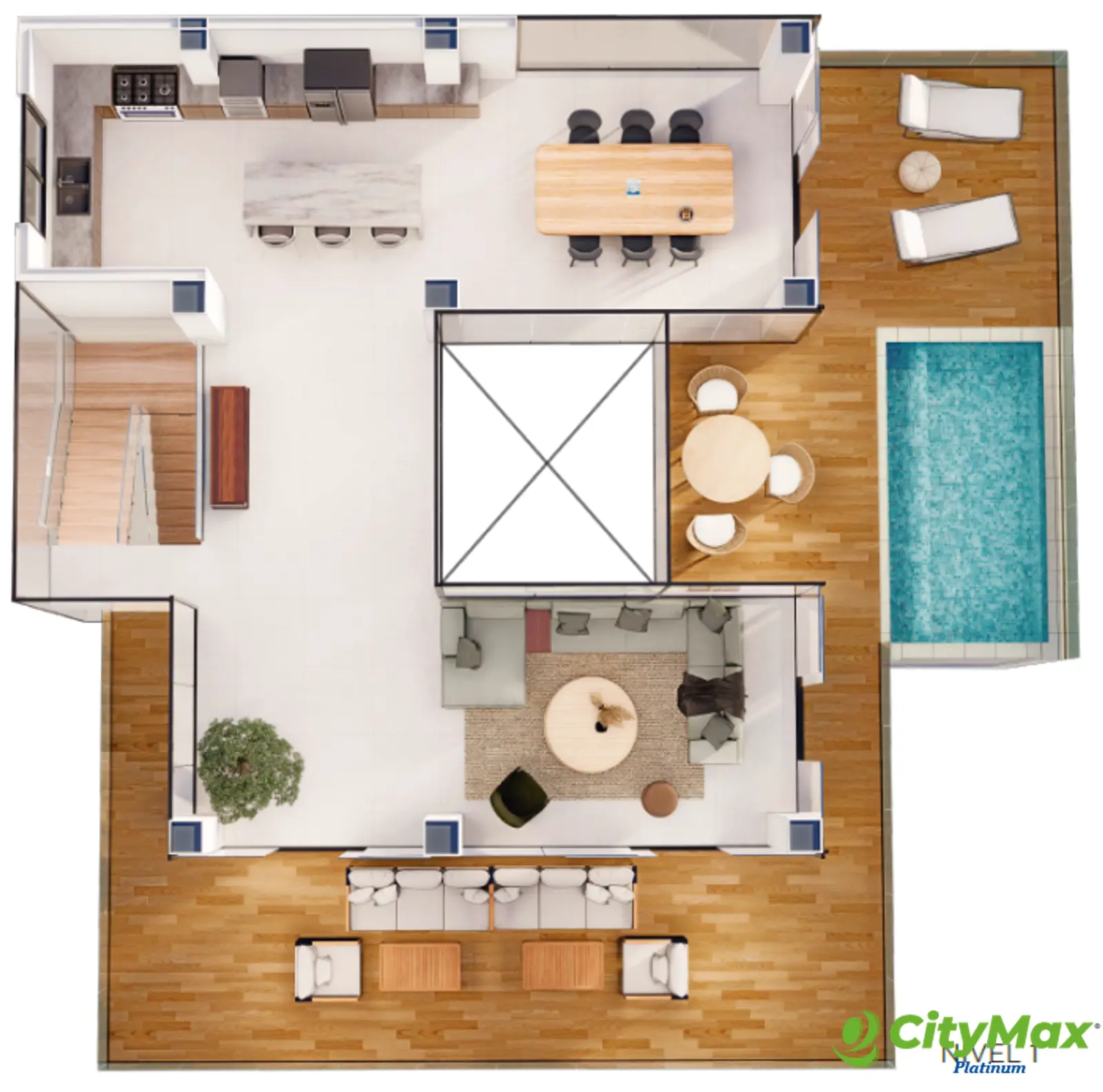 Venta de villa de 3 habitaciones 3 Niveles y Piscina - foto 6