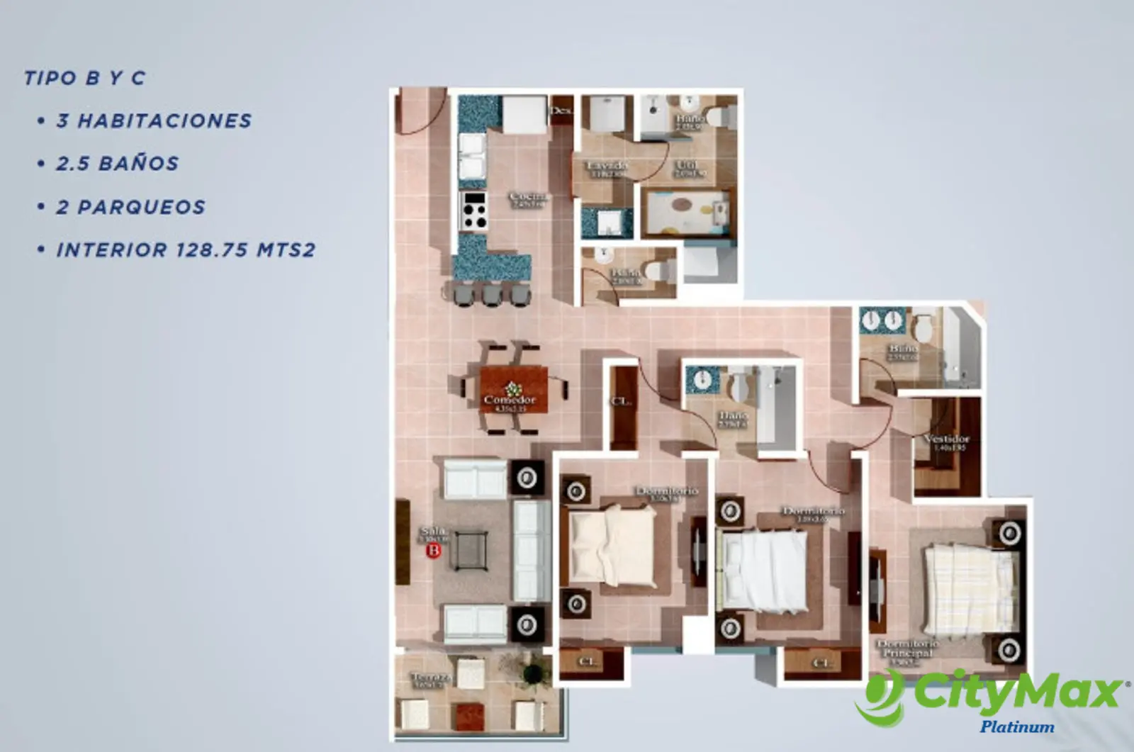 Apartamento con Terraza en venta Don Honorio, STO DGO - foto 9